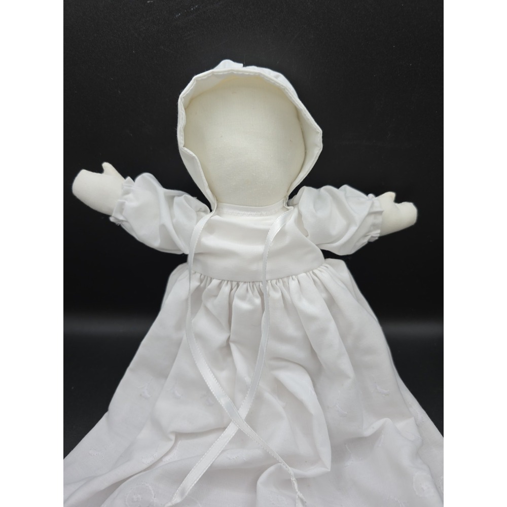 Vintage Amish Style Handcrafted Faceless Embroidered Pillowcase Doll